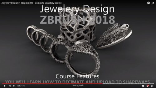 Jewellery Design in ZBrush