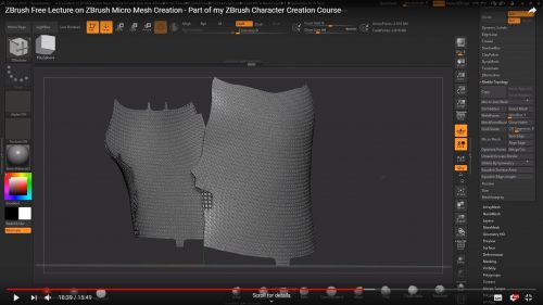 ZBrush Free Lecture on ZBrush Micro Mesh Creation – Part of my ZBrush Character Creation Course