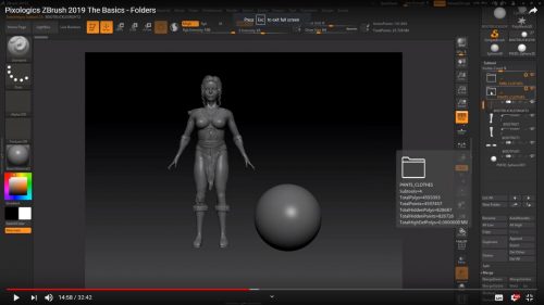 Pixologics ZBrush 2019 The Basics – Folders