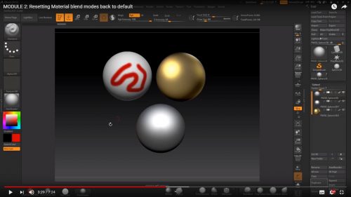 Resetting Material blend modes back to default