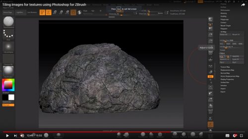 Tiling Images for textures using Photoshop for ZBrush
