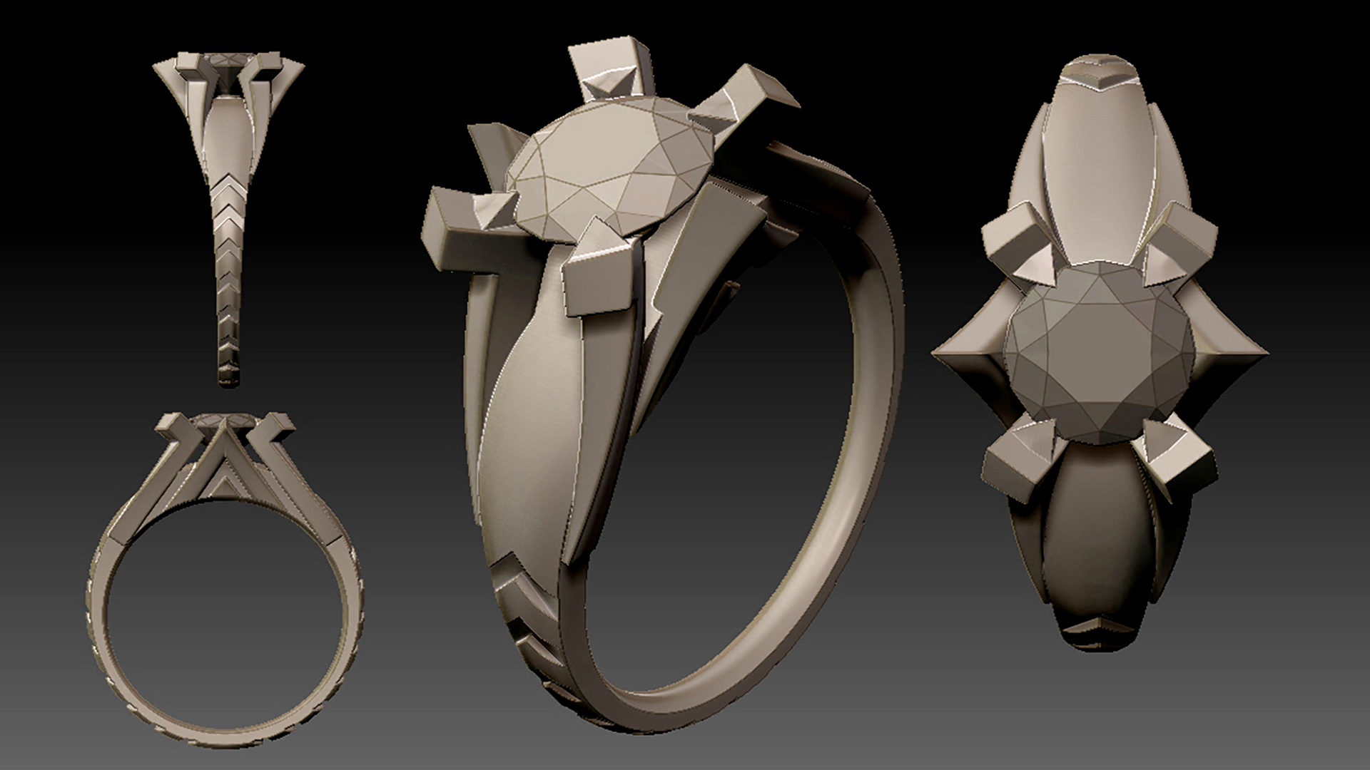 jewelry design in zbrush