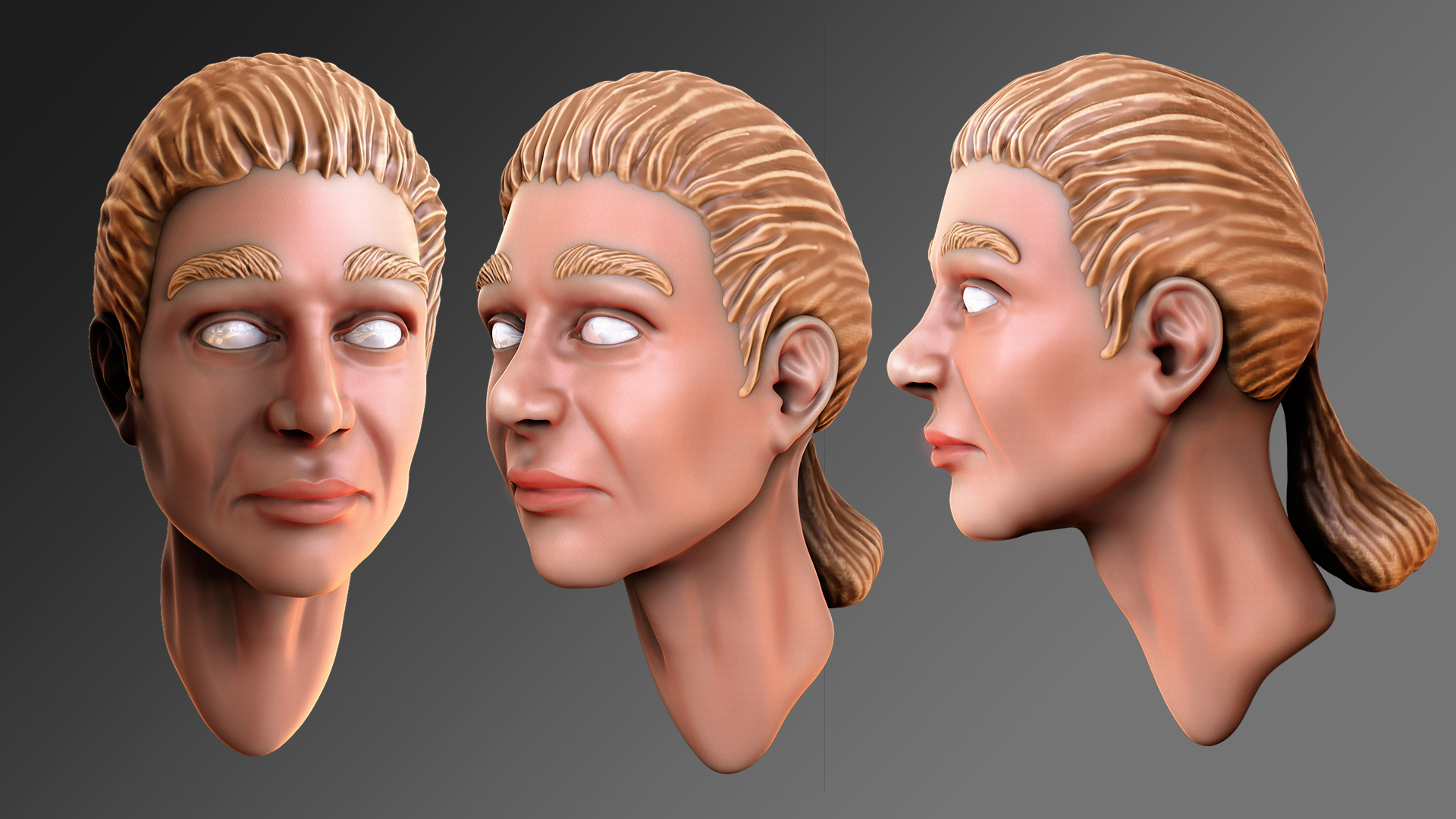 udemy- zbrush facial anatomy and likeness character sculpting